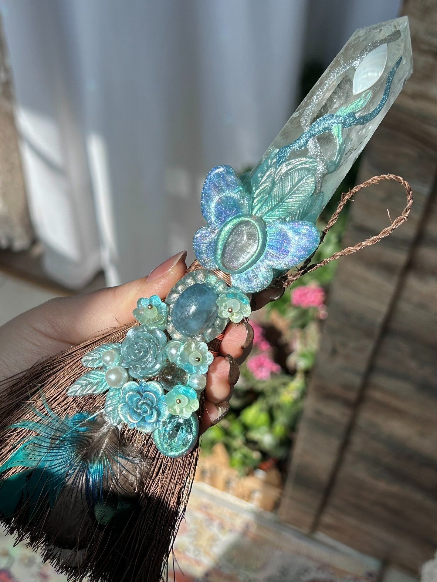 Crystal Butterfly Besom-sd007