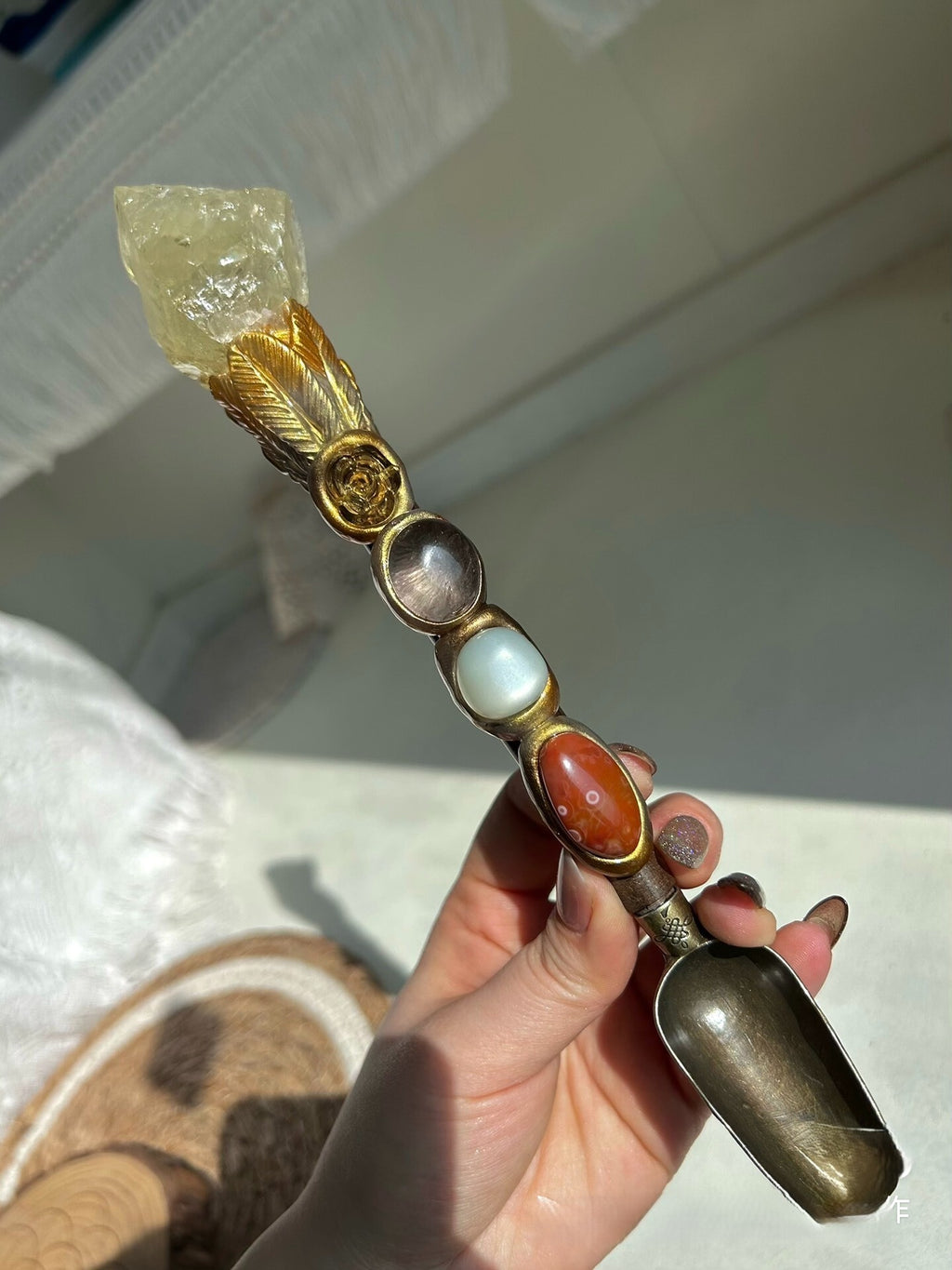 Botanical Crystal Spoon-sd010