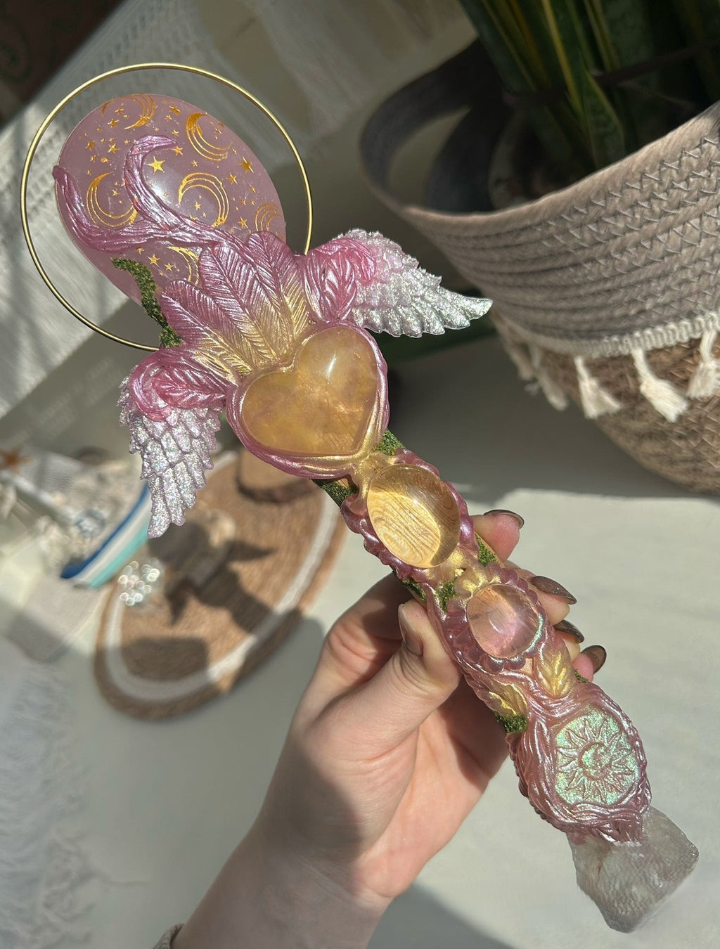 Nymph Crystal Wand-sd022