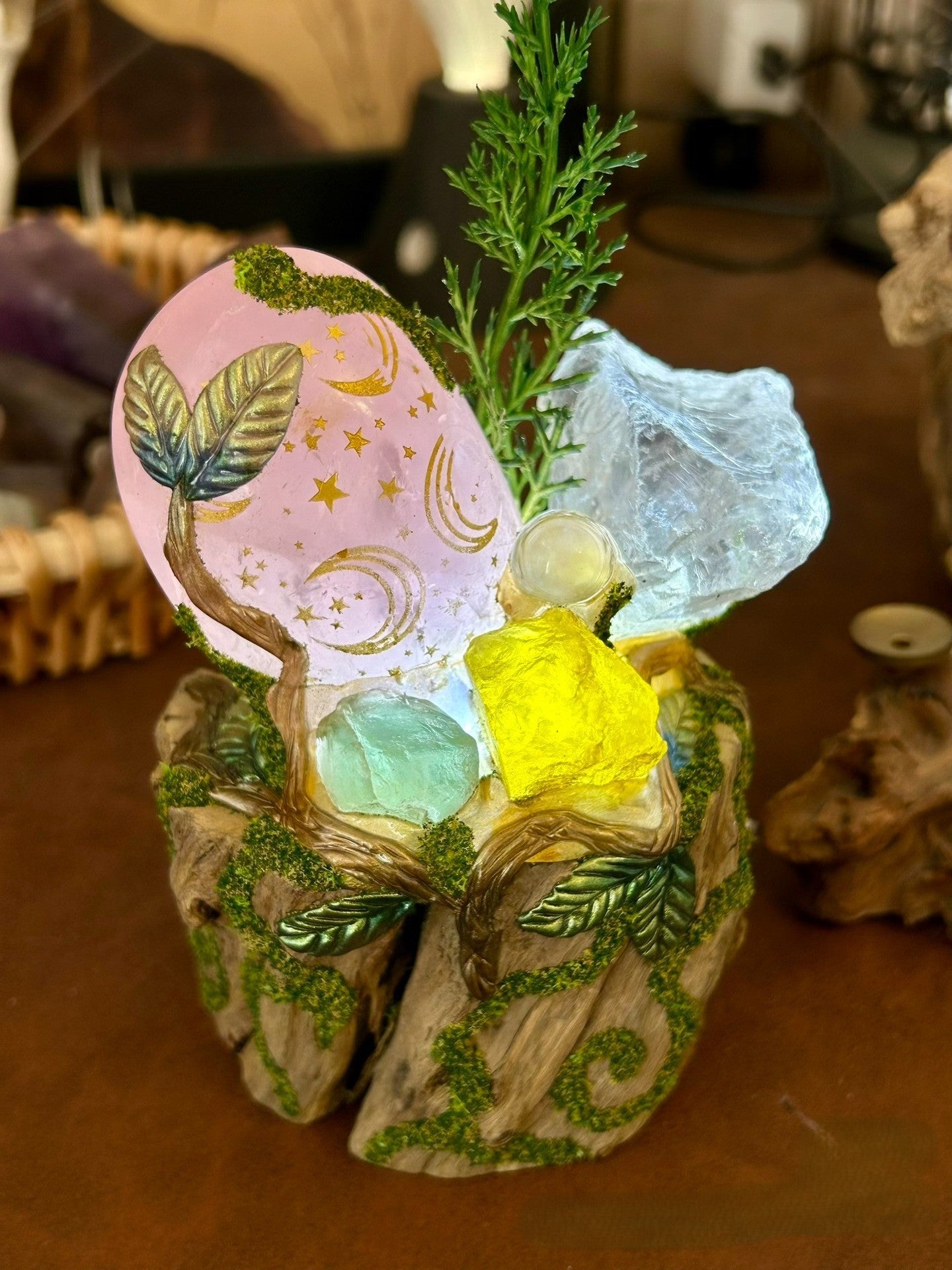 Moonlit Forest Night Light-sd036