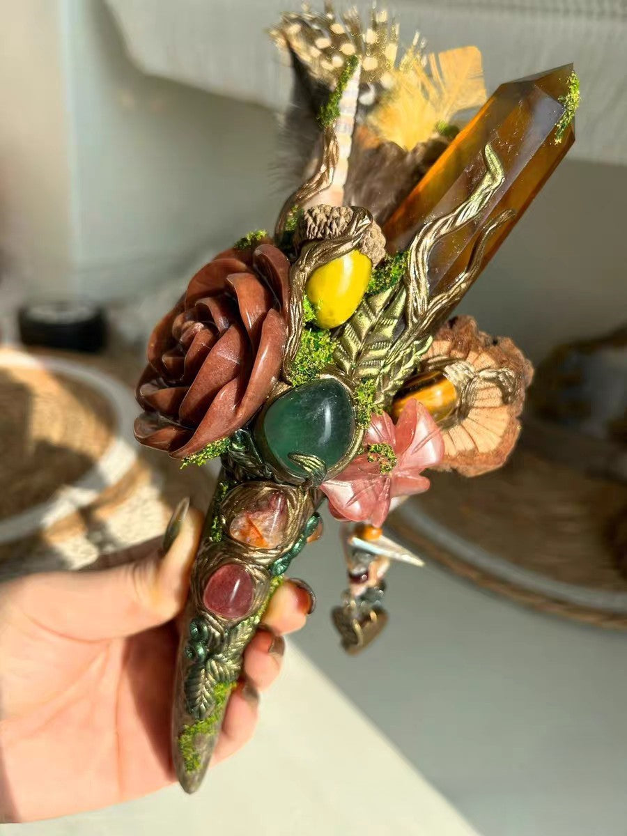 Autumn Fairy Tale Wand--sd039