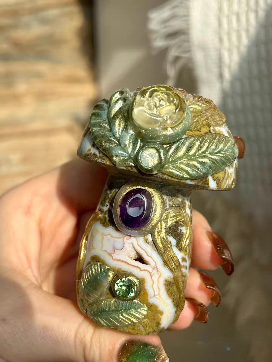 Fairy Cottage Ornament-sd040