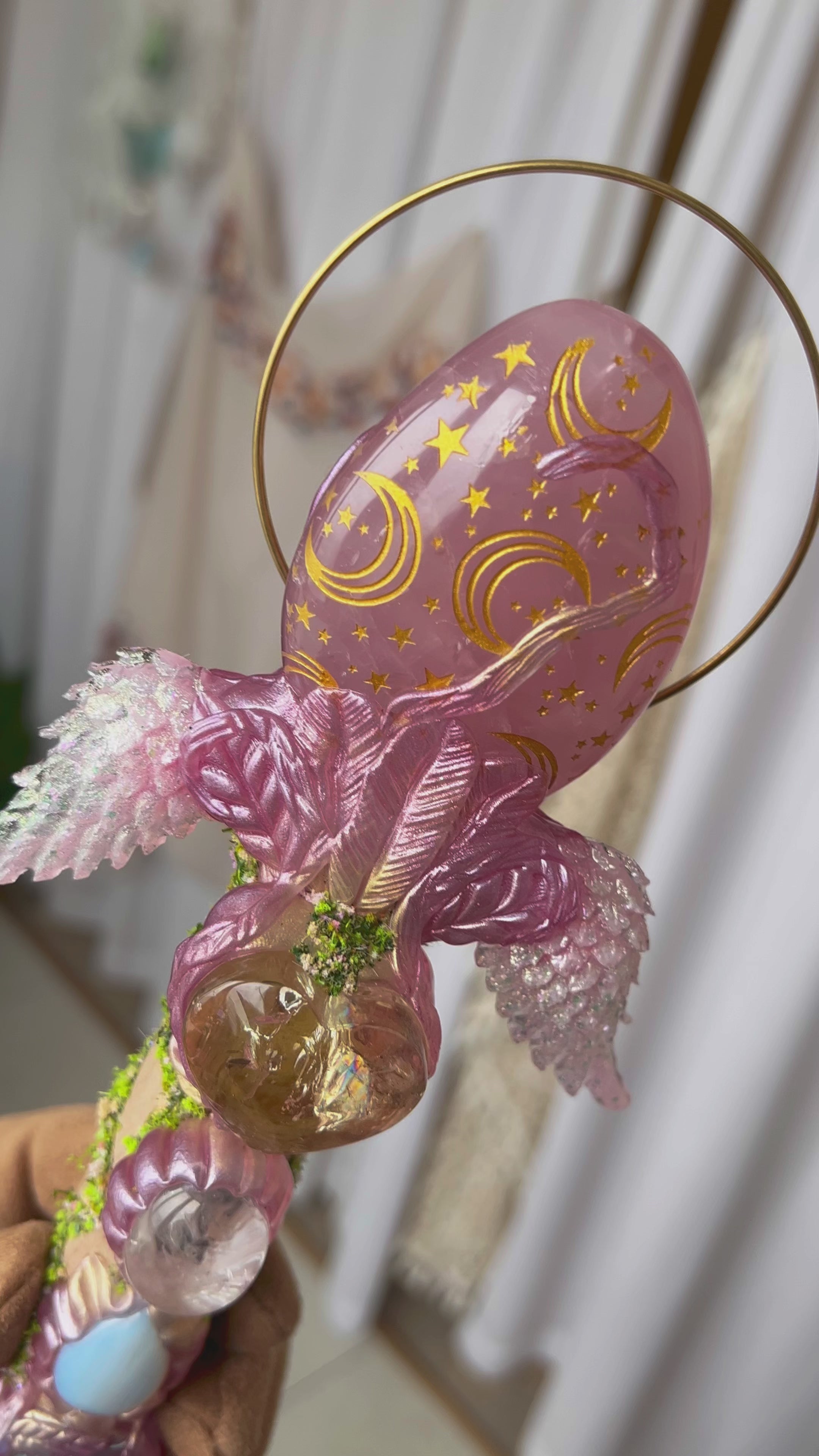 Nymph Crystal Wand-sd022