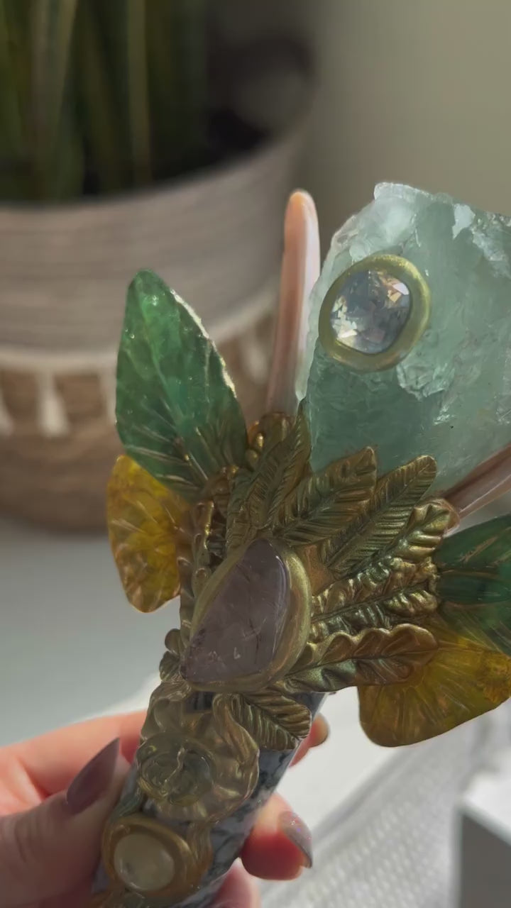 Woodland Crystal Wand-sd018